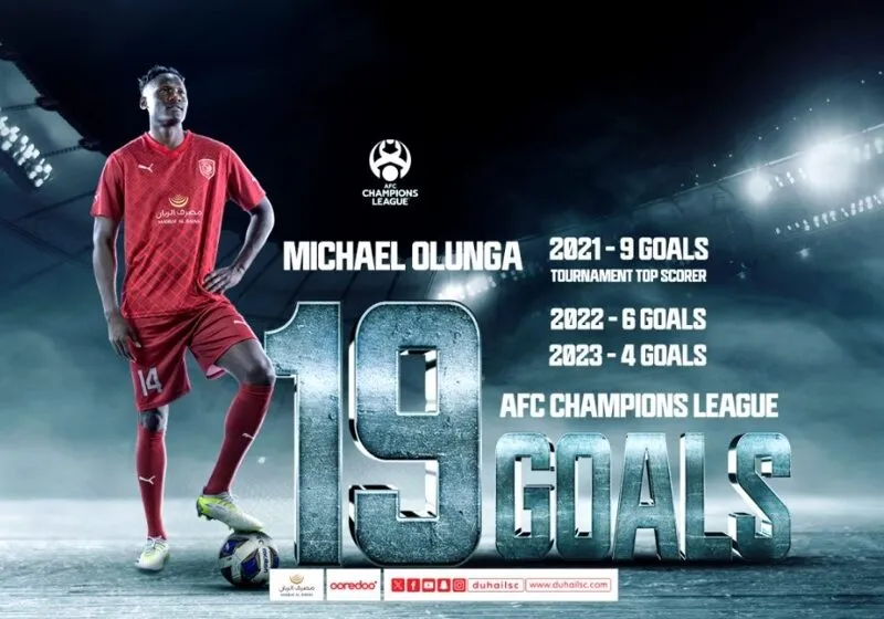 Bóng đá vùng Vịnh cũng không làm khó được Michael Olunga